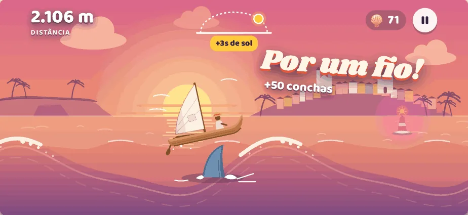 Por um fio!